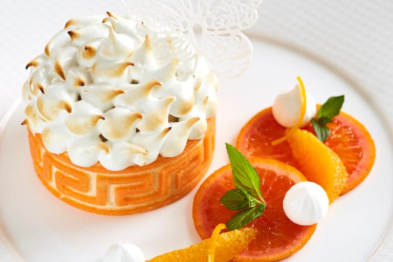 Norwegian omelette, whiskey parfait