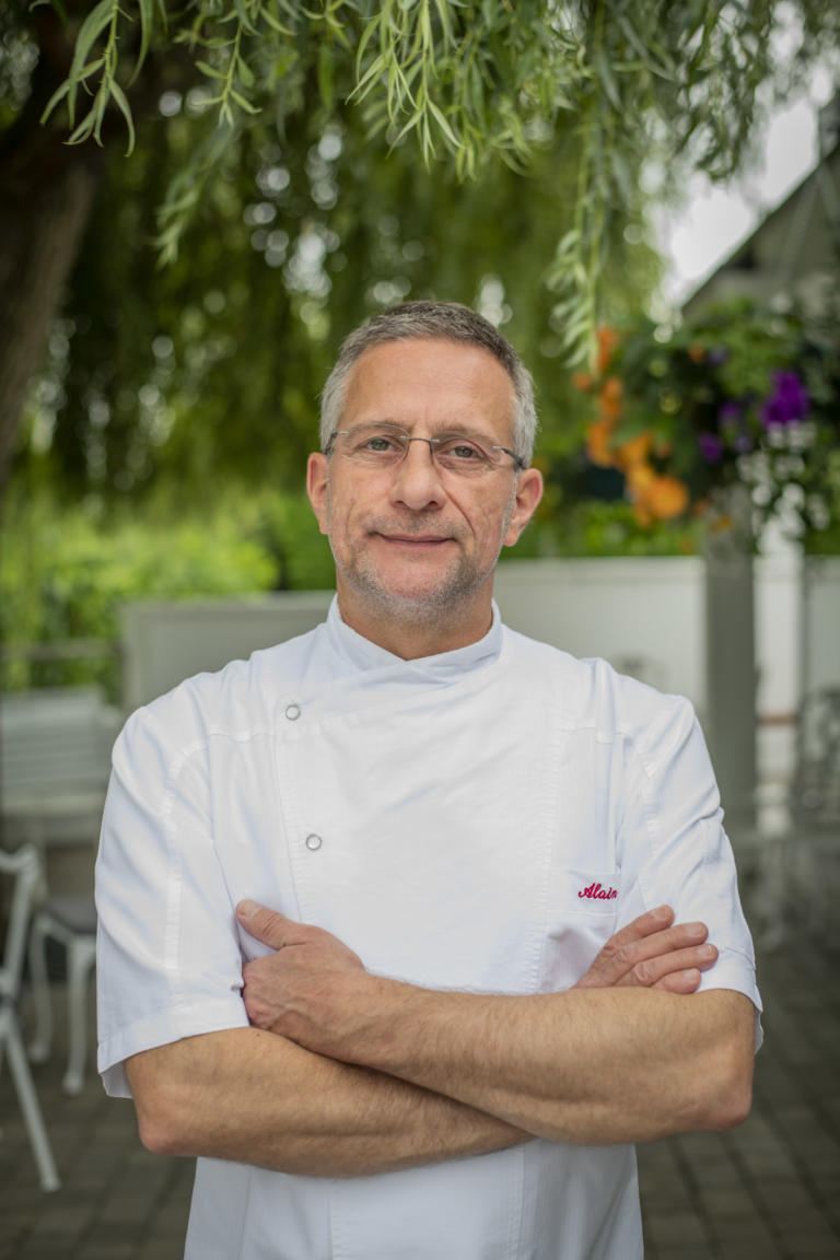 Chef Patron Alain Roux photographed by Jamie Lau