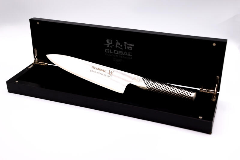 50th Anniversary Chef's Global Chopping Knife - Image 2